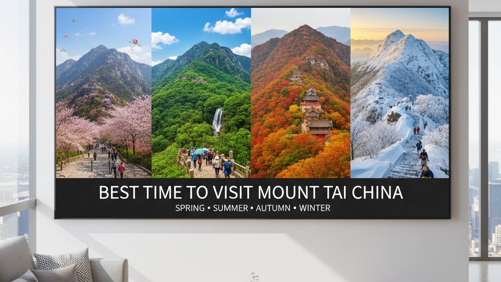 Best time to visit Mount Tai China seasons