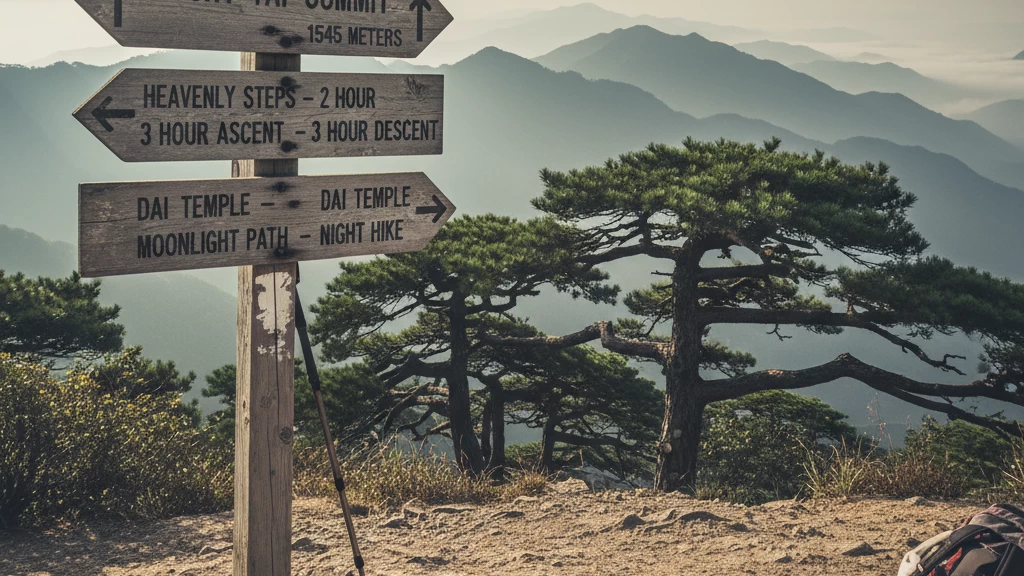 Mount Tai hiking height and routes guide